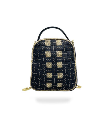ARMANO - Black and Beige Classy Chic Sling Bag