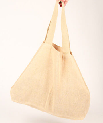 CORDON IN BEIGE - Minimal Sack Jute Tote