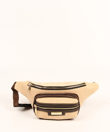 BLANCO - Ivory Pure Jute Cotton Fanny Pack