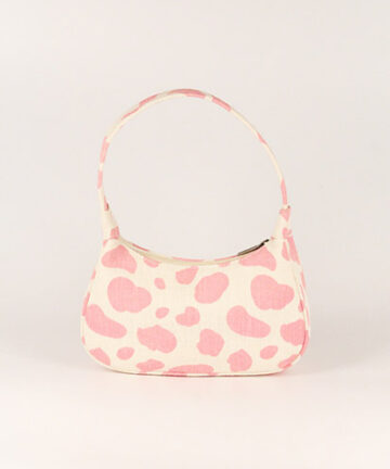CHLOE - Pink Moo Print Baguette