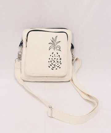 CHOI - Canvas Jute Mini Sling Bag