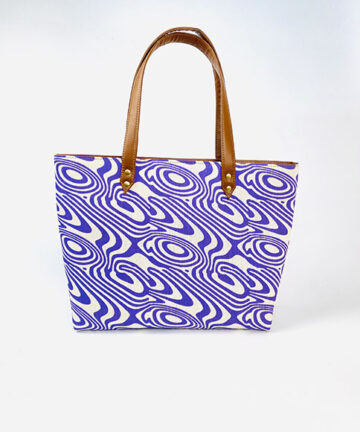 WONKA - Wiggly Printed Jute Tote Bag