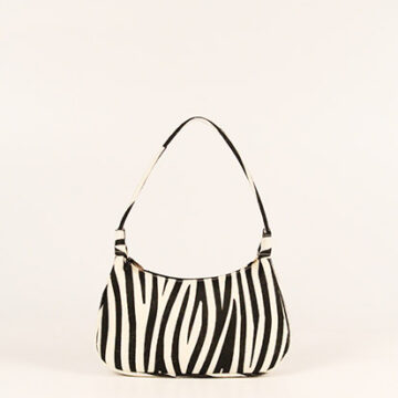 KAYLA - Monochrome Zebra Baguette