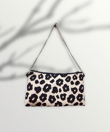 LEO - Jaguar Printed Short Belt Shoulder Bag