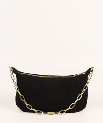 MARTINI - Black Soft Jute Baguette