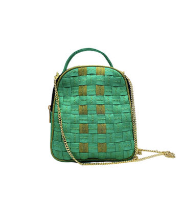 MOLASSES - Emerald Green and Olive Classy Chic Sling Bag