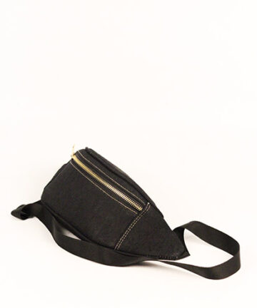 NOIR - Unisex Jute Cotton Fanny Pack