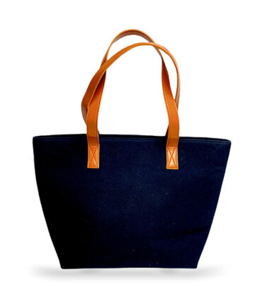 KYLE - Jade Black Jute Smart Tote
