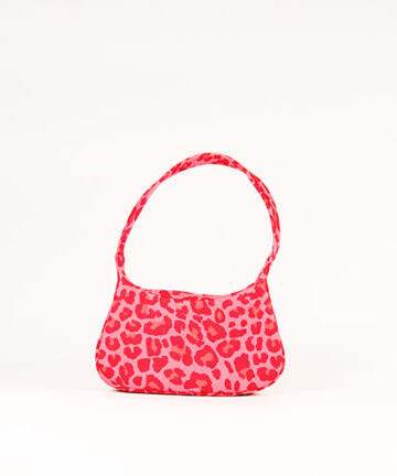 REETAH - Jaguar Printed Jute Shoulder Bag