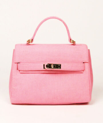 REGINA - Classy Candy Pink Jute Hand Bag