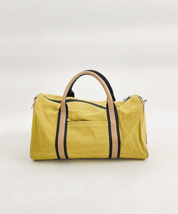Rowan – Daily Essentials Eco Friendly Premium Yellow Jute Duffle Bag